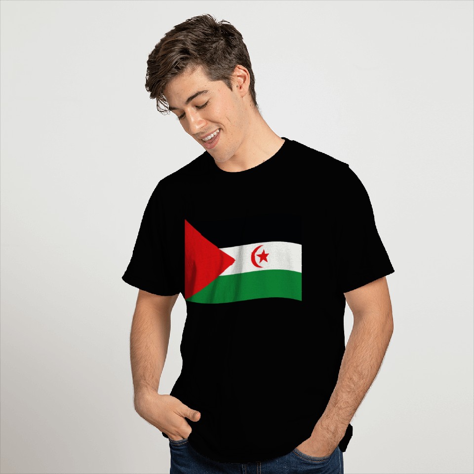 Flag Western Sahara T Shirts