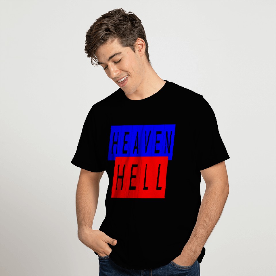 heaven hell T Shirts