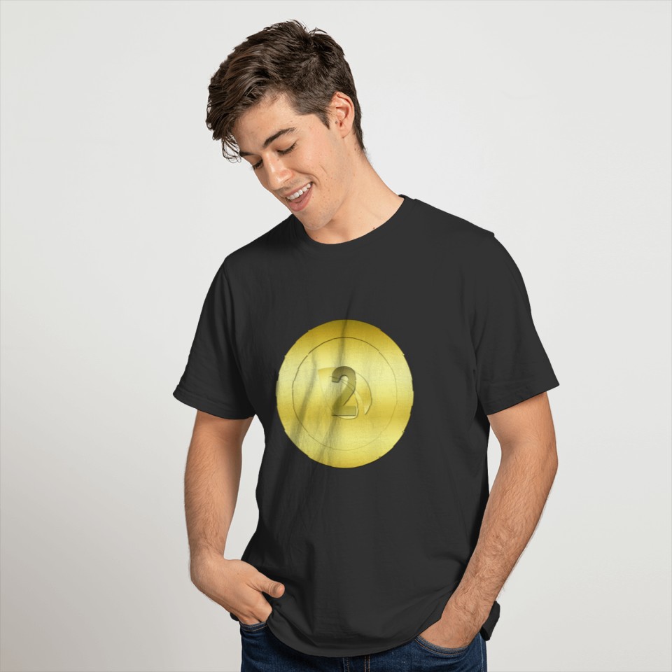 2 Gold Peercoin Circle T-shirt