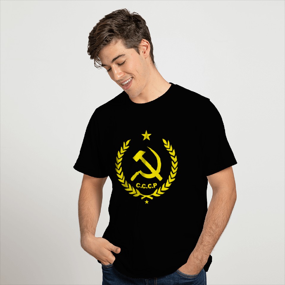 CCCP Communist Flag T Shirts