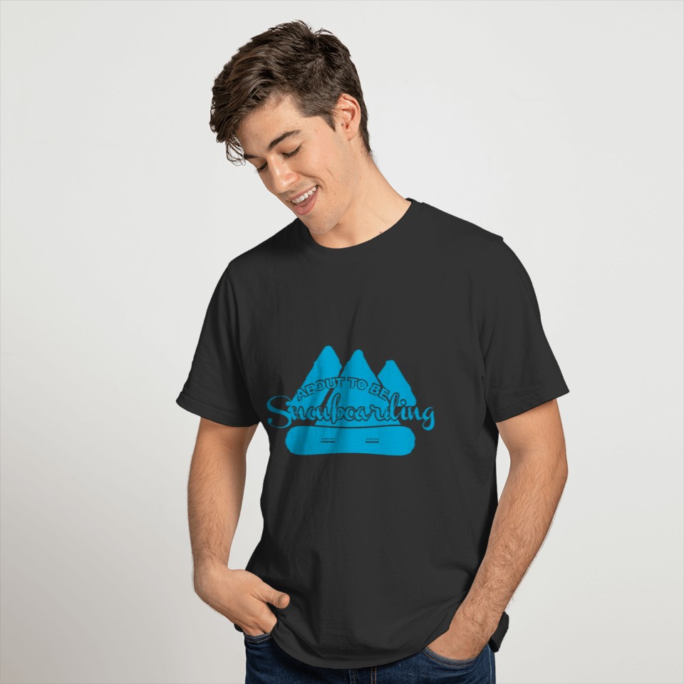 Snowboarding Snowboarder Gift Hobby Snow Mountains T-shirt