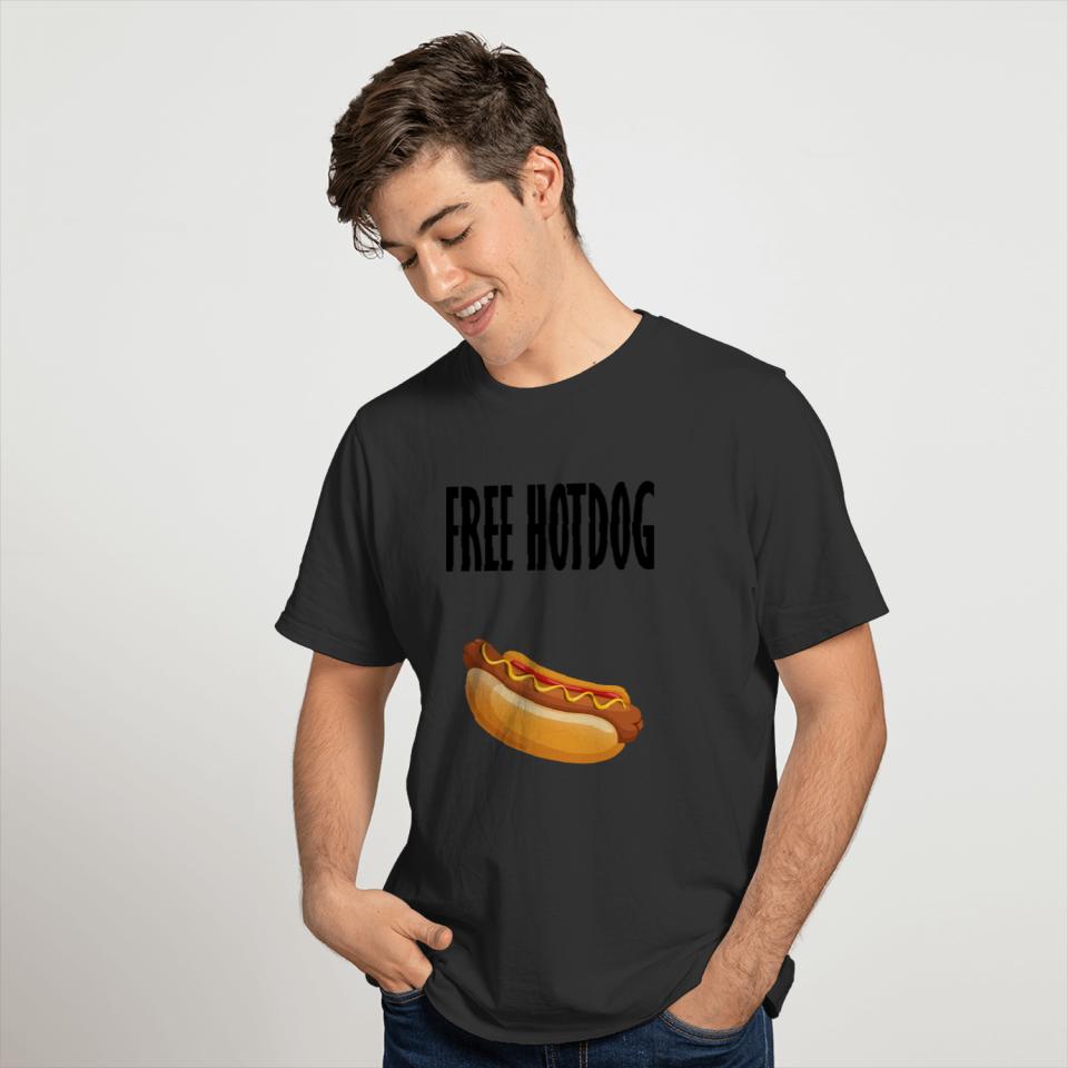 free hotdog T-shirt