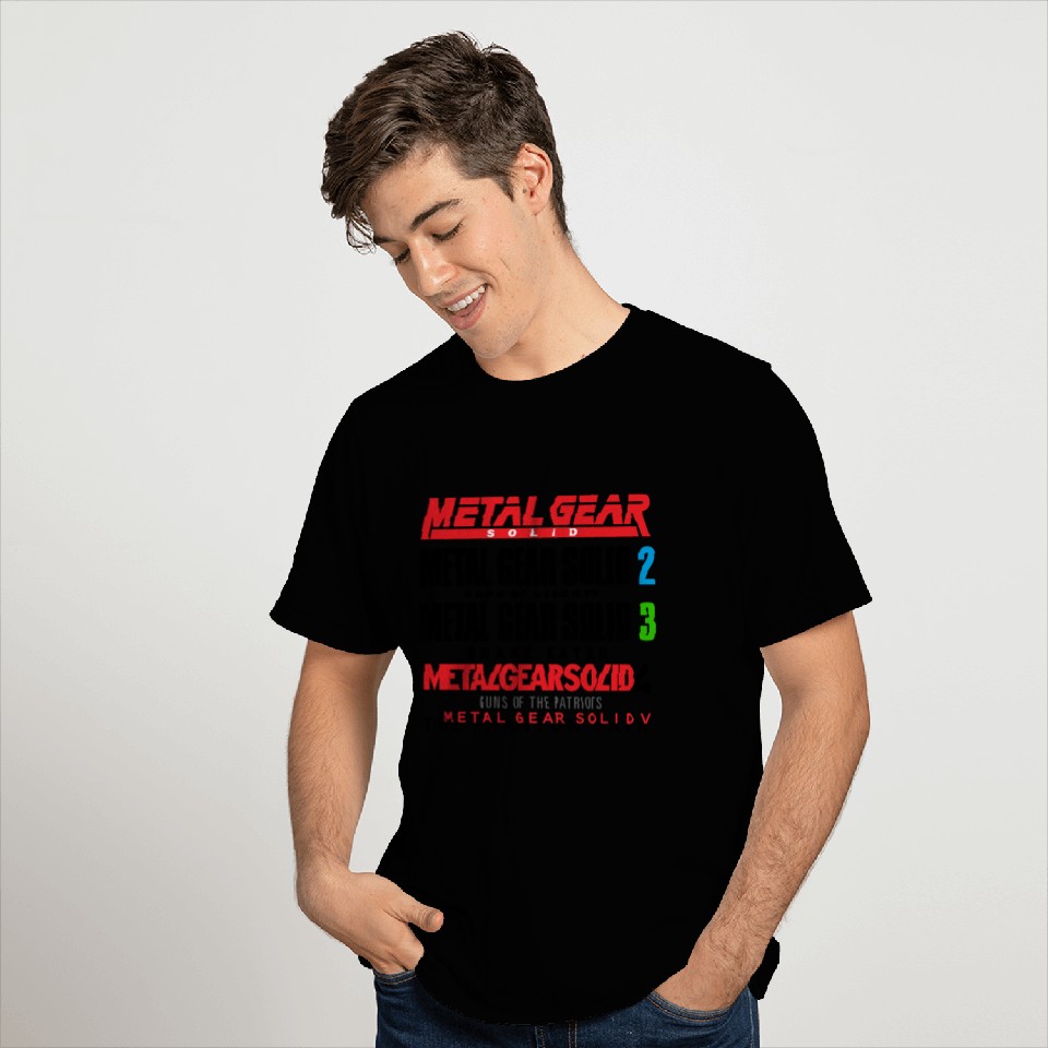 Metal Gear Solid History T Shirts