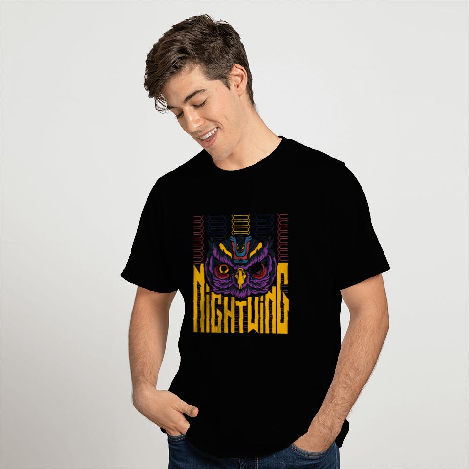 Trendy Nightwing Owl Bird T Shirts