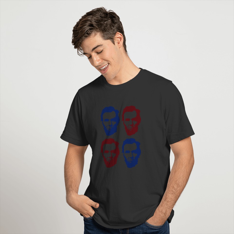 Abraham Lincoln Fourth of July Art T Shirts