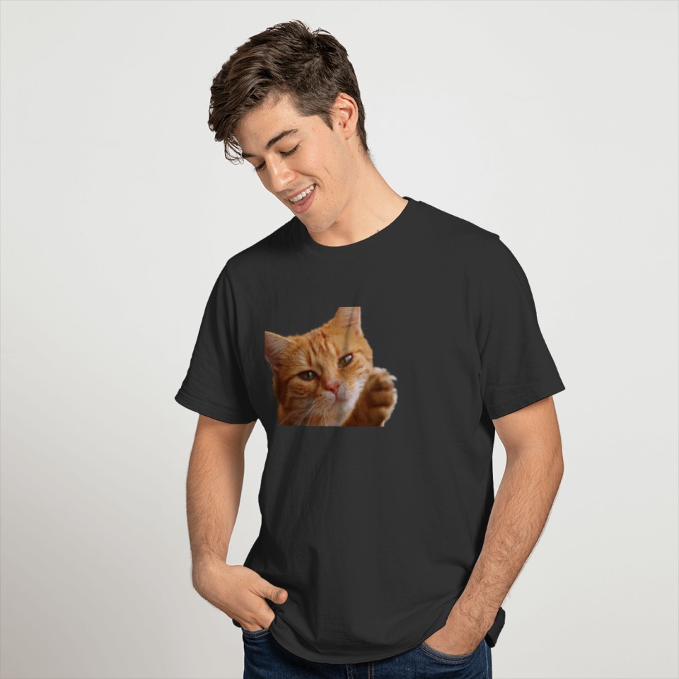 Cat portrait of an orange little tiger T Shirts