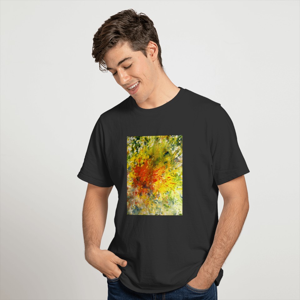 Abstract Watercolor Expolsion T Shirts