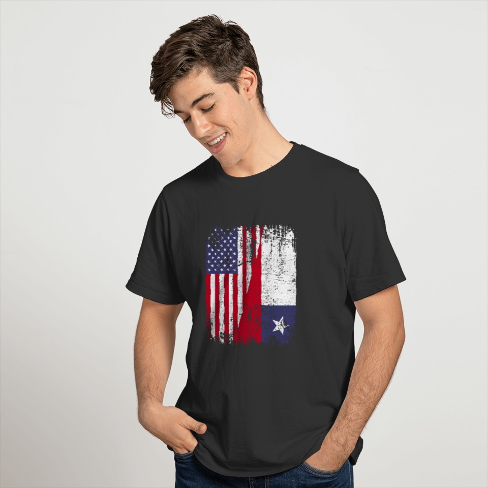 CHILEAN ROOTS | American Flag | CHILE T-shirt