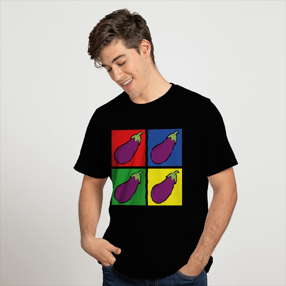 Eggplant Veggie T Shirts