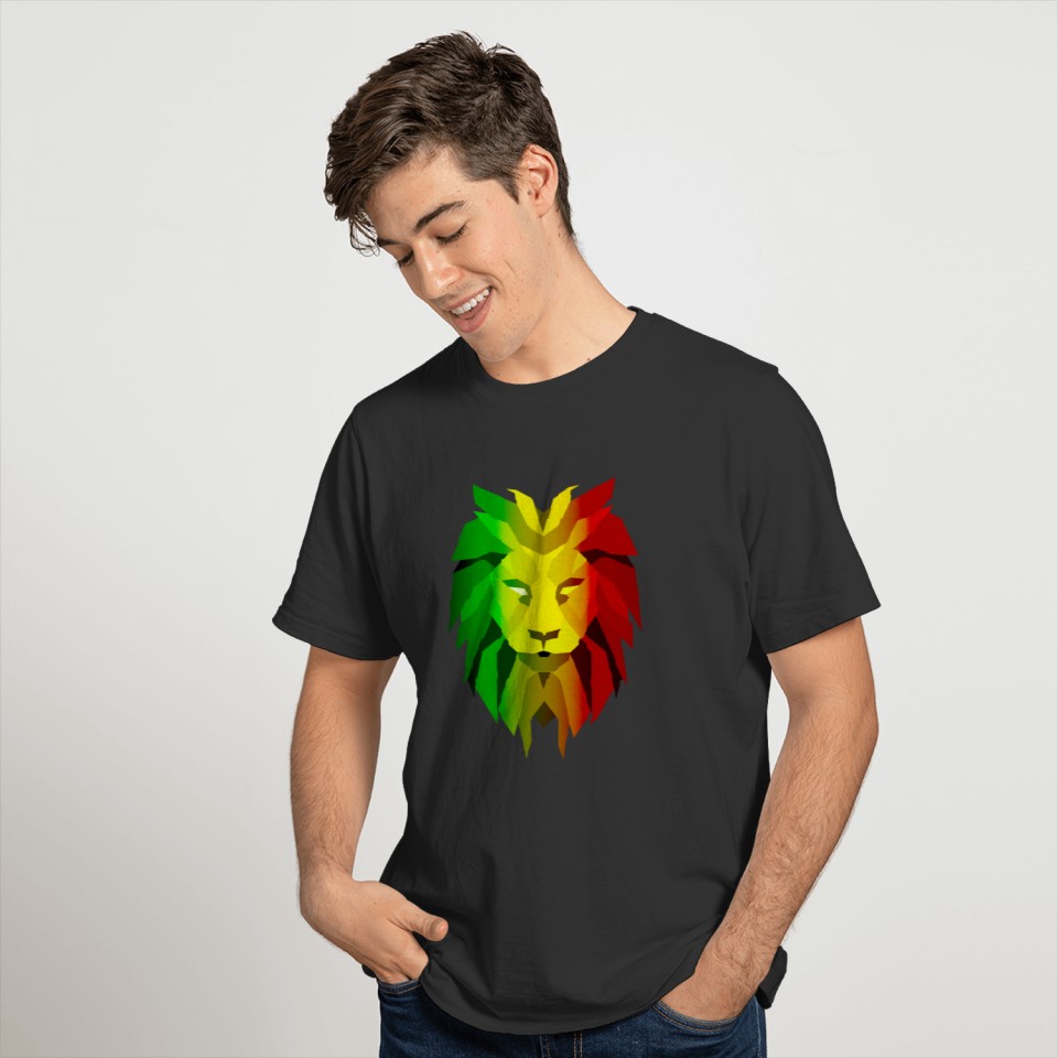 Rasta Lion T Shirts
