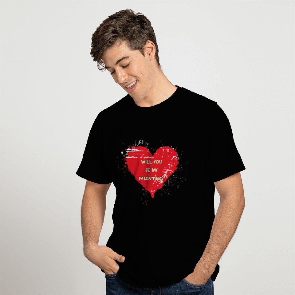 will you be my valentine T Shirts