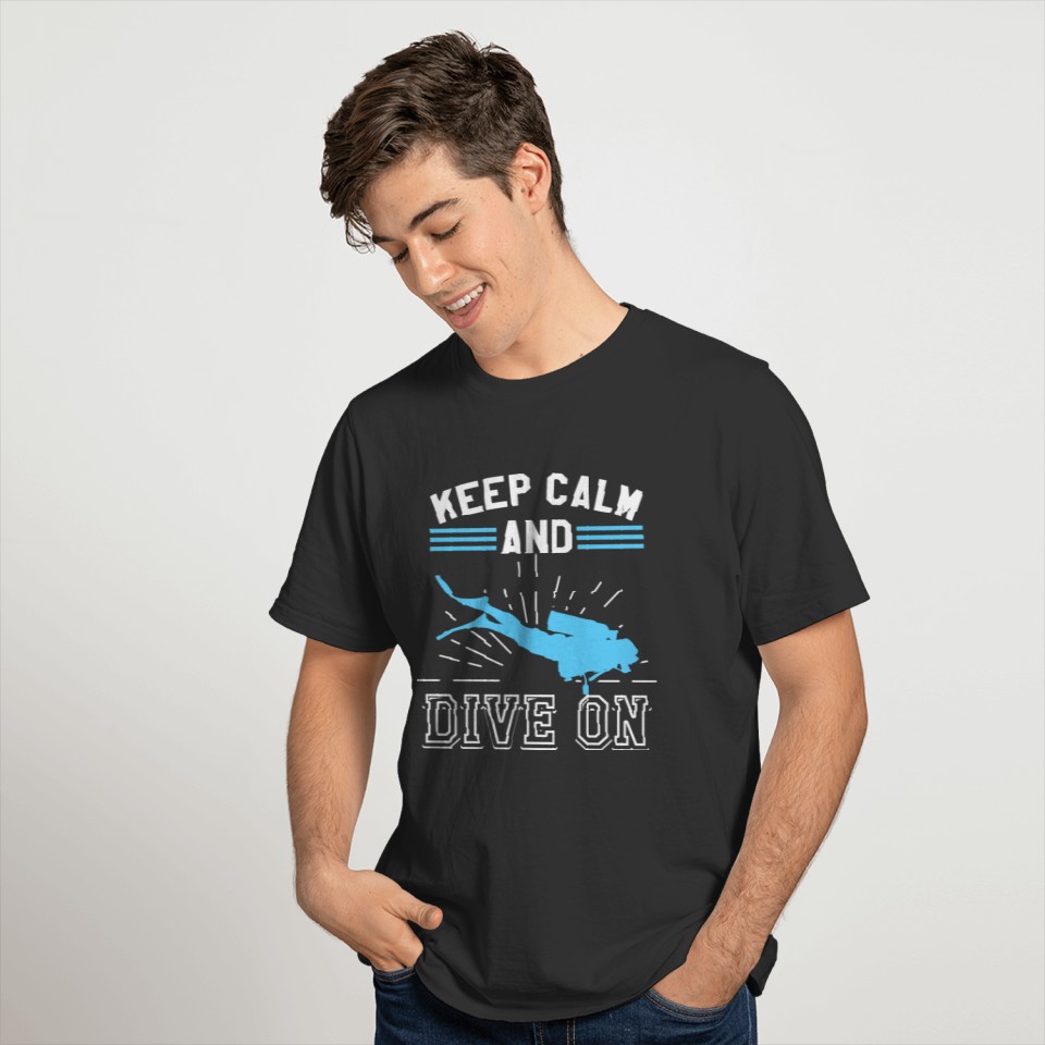 Keep Calm Scuba Diving Gift Sport T-shirt