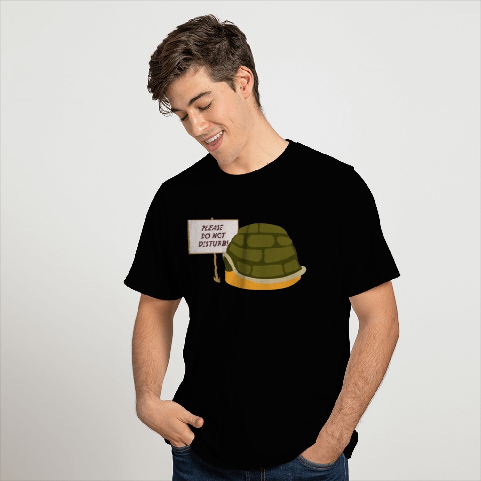 Do Not Disturb Turtle Sleeping T Shirts