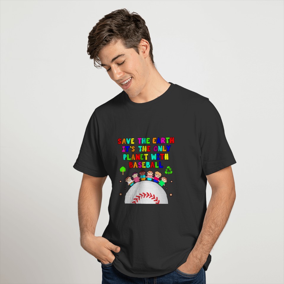 Earth Day Baseball Gift T Shirts