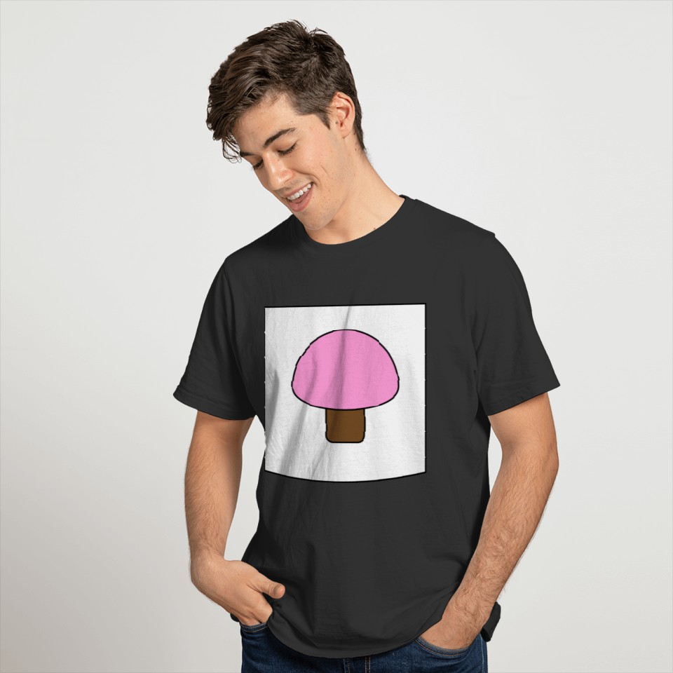Mushroom Pocket T Shirts