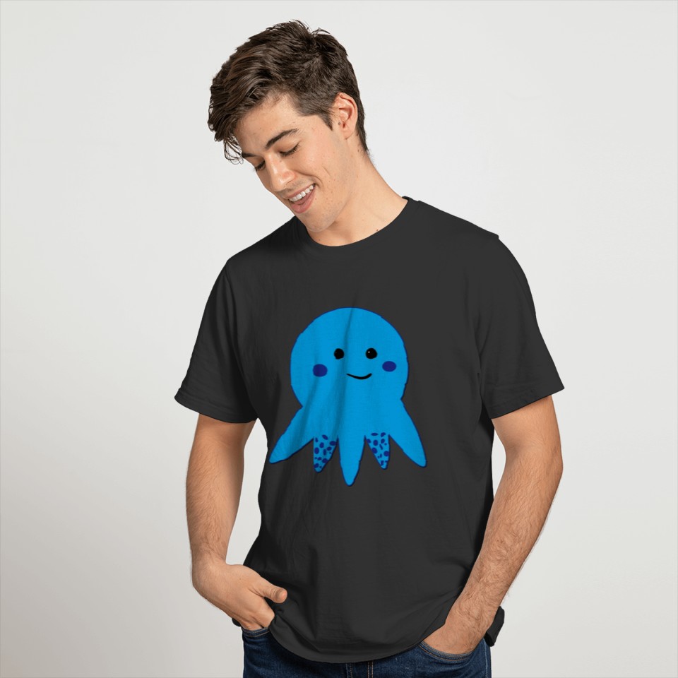 octopus cool giftidea for children under water fun T-shirt