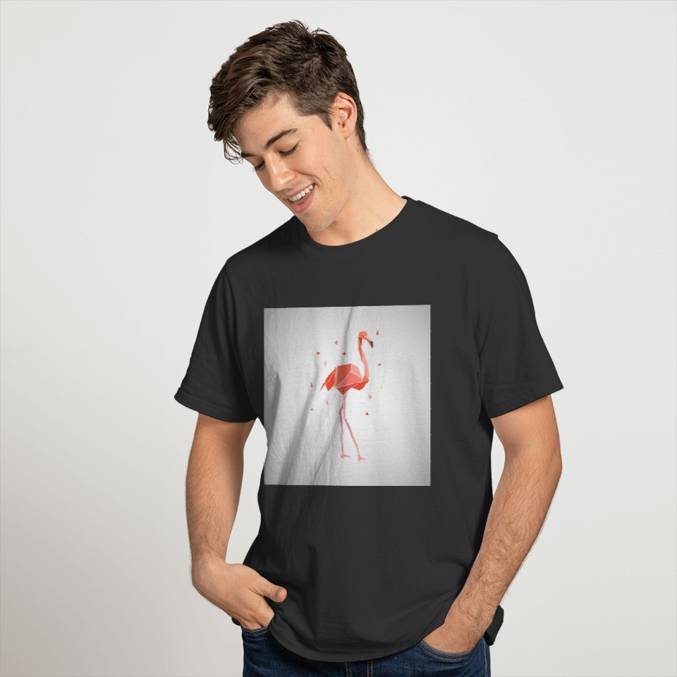 pink flamingo poster T Shirts