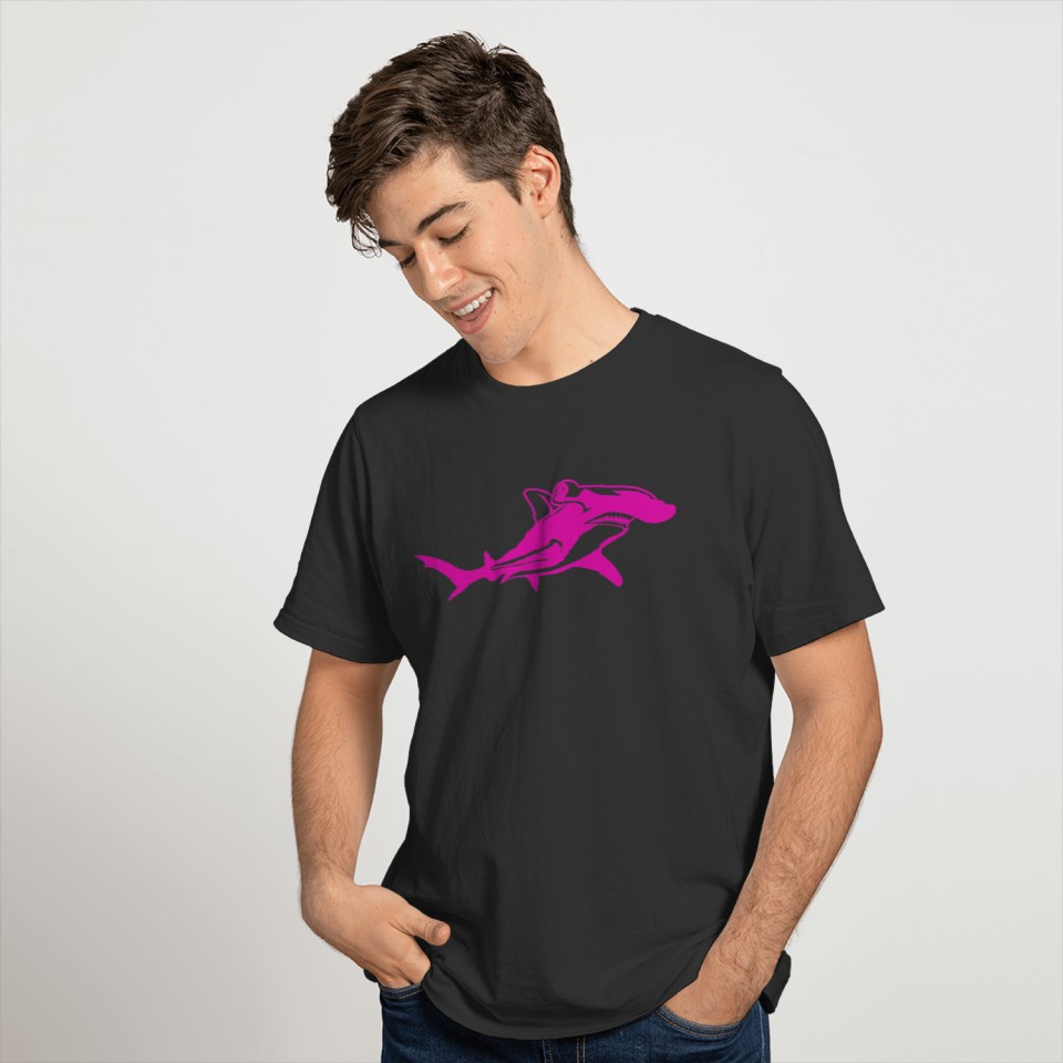 Hammer Head Shark - Abstract Graphic T-shirt