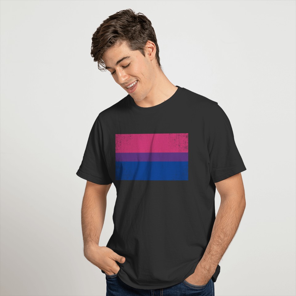 Bisexual flag LGBT T-shirt