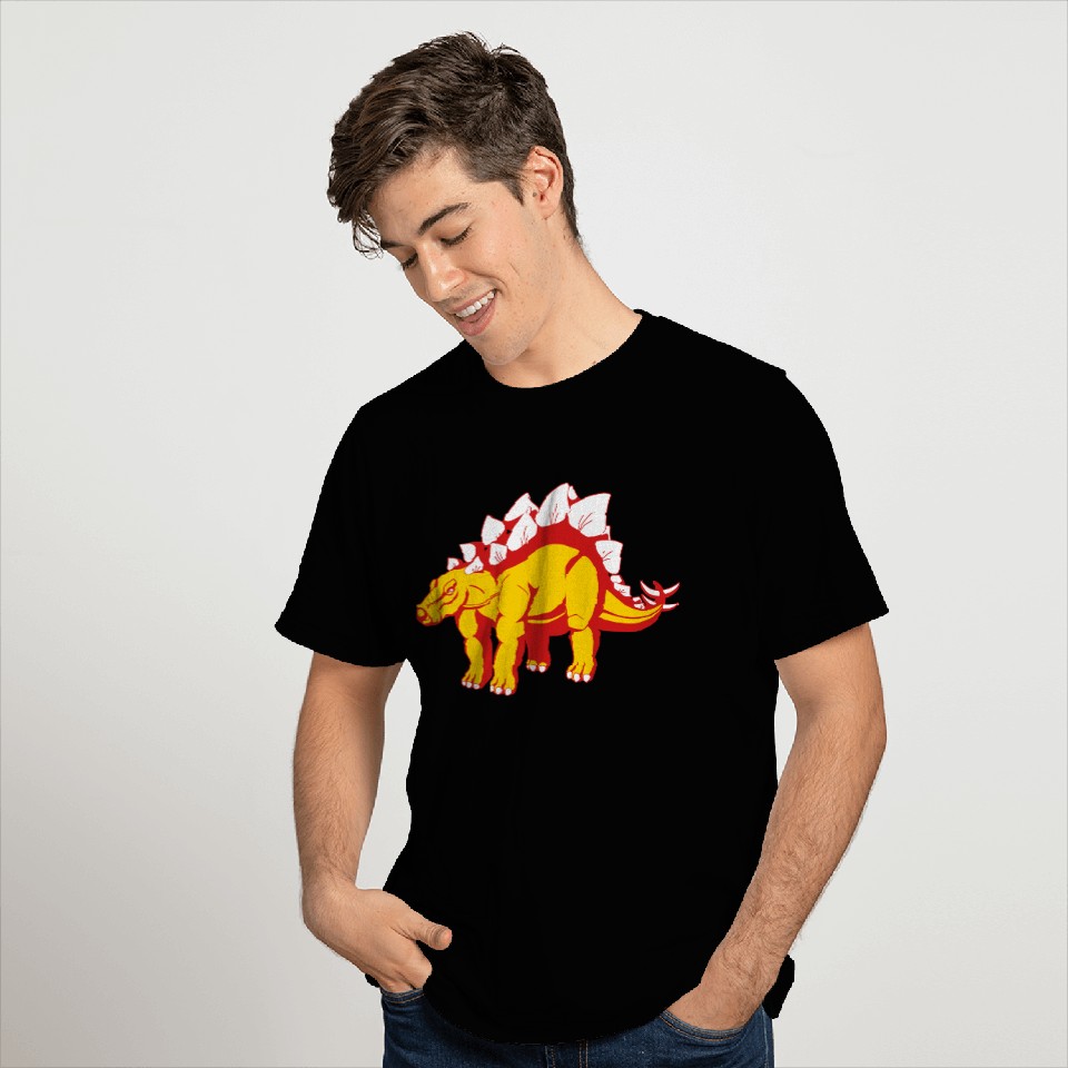 Stegosaurus dinosaur T Shirts