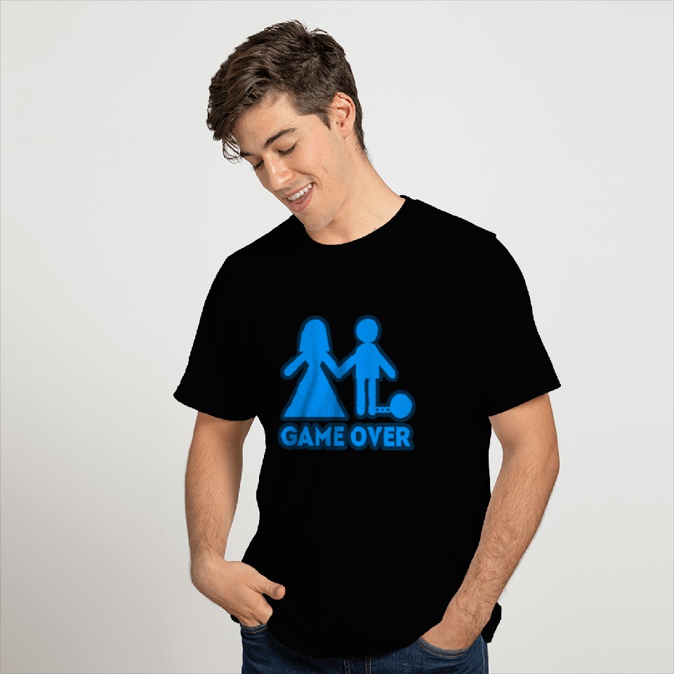 Game Over Bachelor Party JGA Groom T Shirts