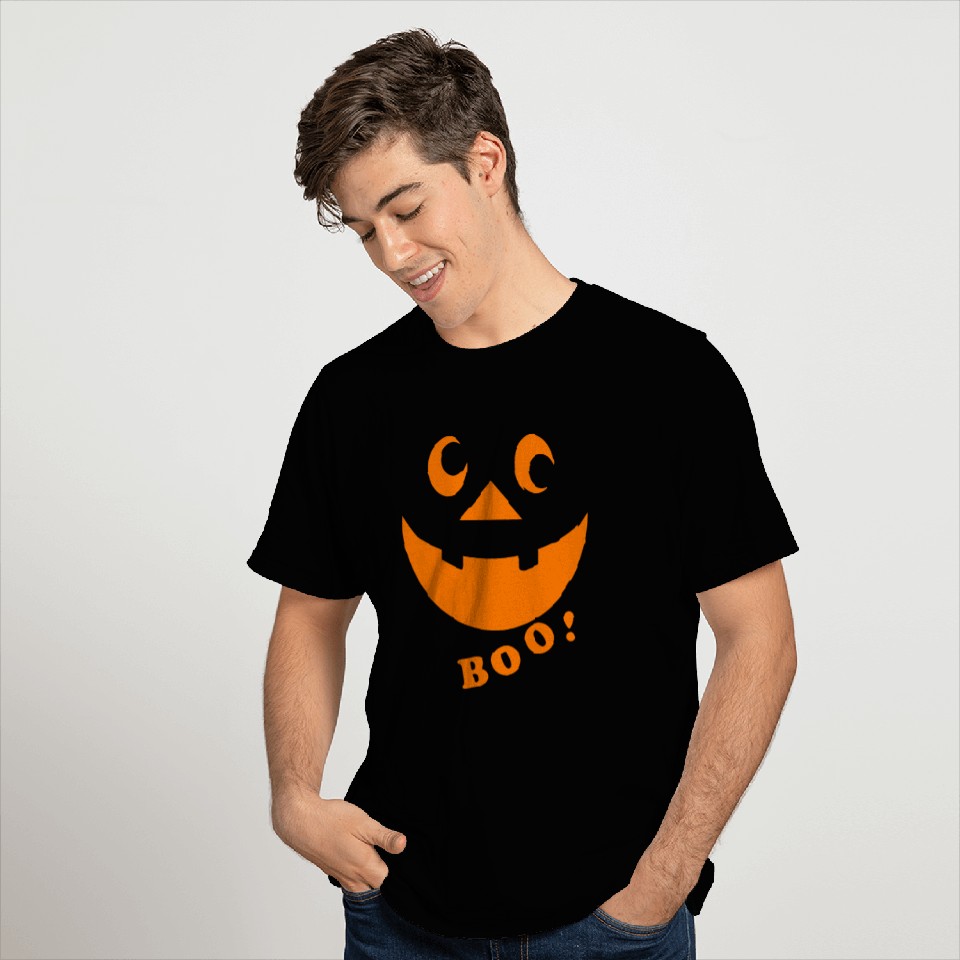 Boo Halloween Ghost Spider T Shirts