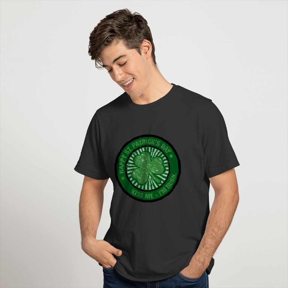 irish badge vintage T-shirt