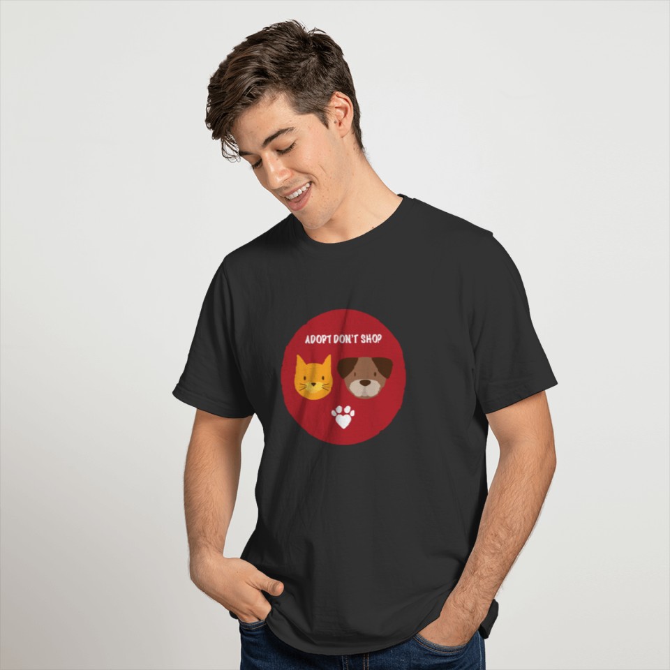Cats and dogs T-shirt