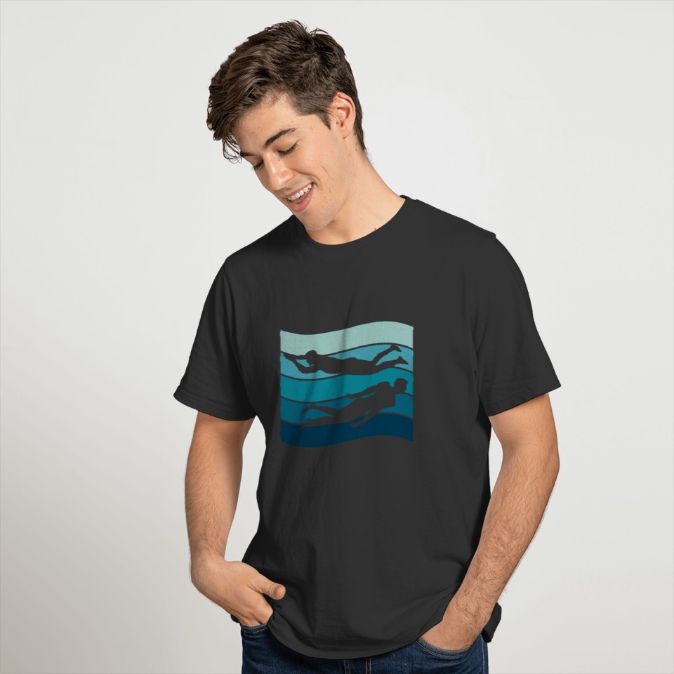Diver Vintage | Freediving Diving Sea Apnea Ocean T-shirt