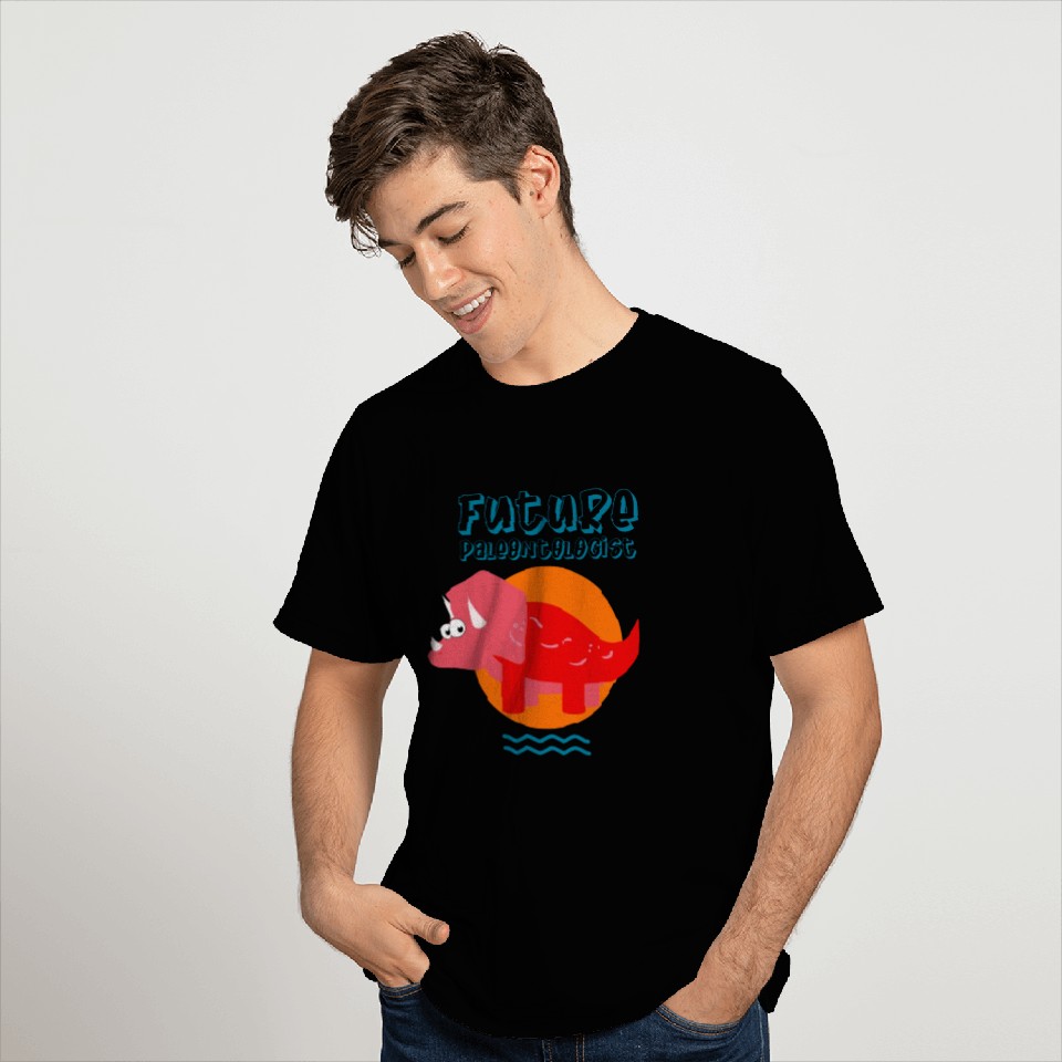 Triceratops Dinosaur Future Paleontologist T Shirts