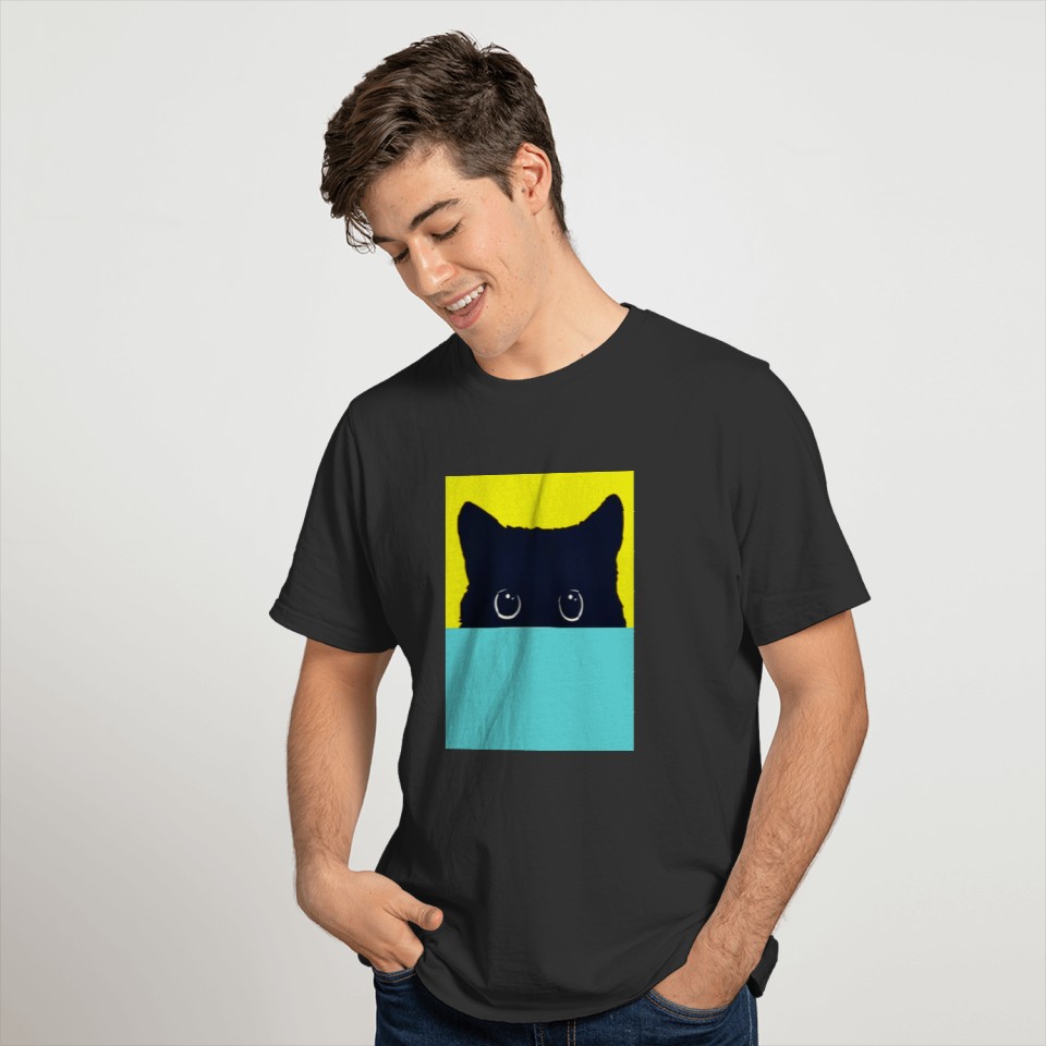 Lovely Cat Printed T-shirt