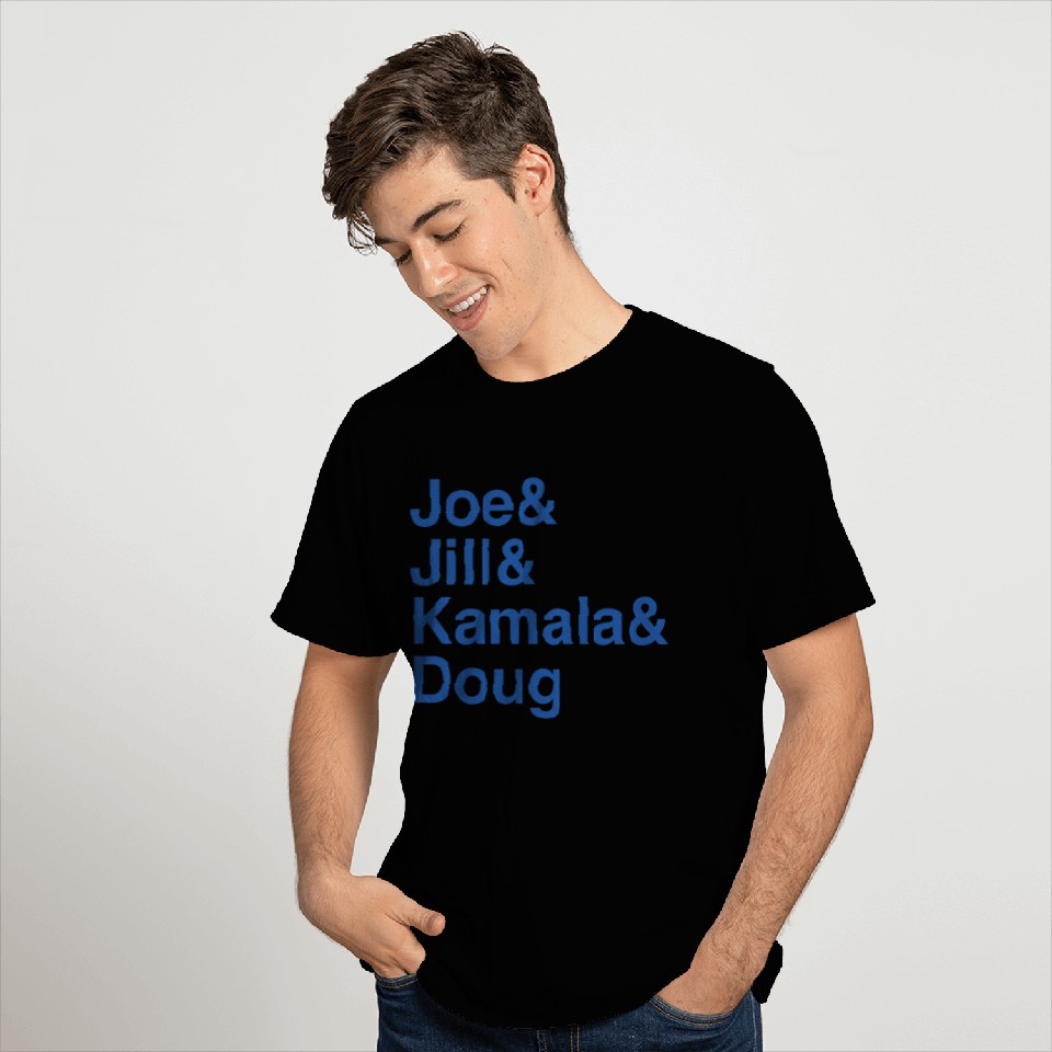 joe & jill & kamala & doug T Shirts
