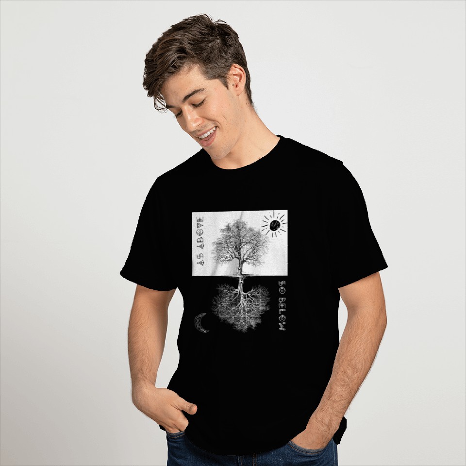 As Above so Below, Tree of Life ,Occult, Magic ,Al T Shirts