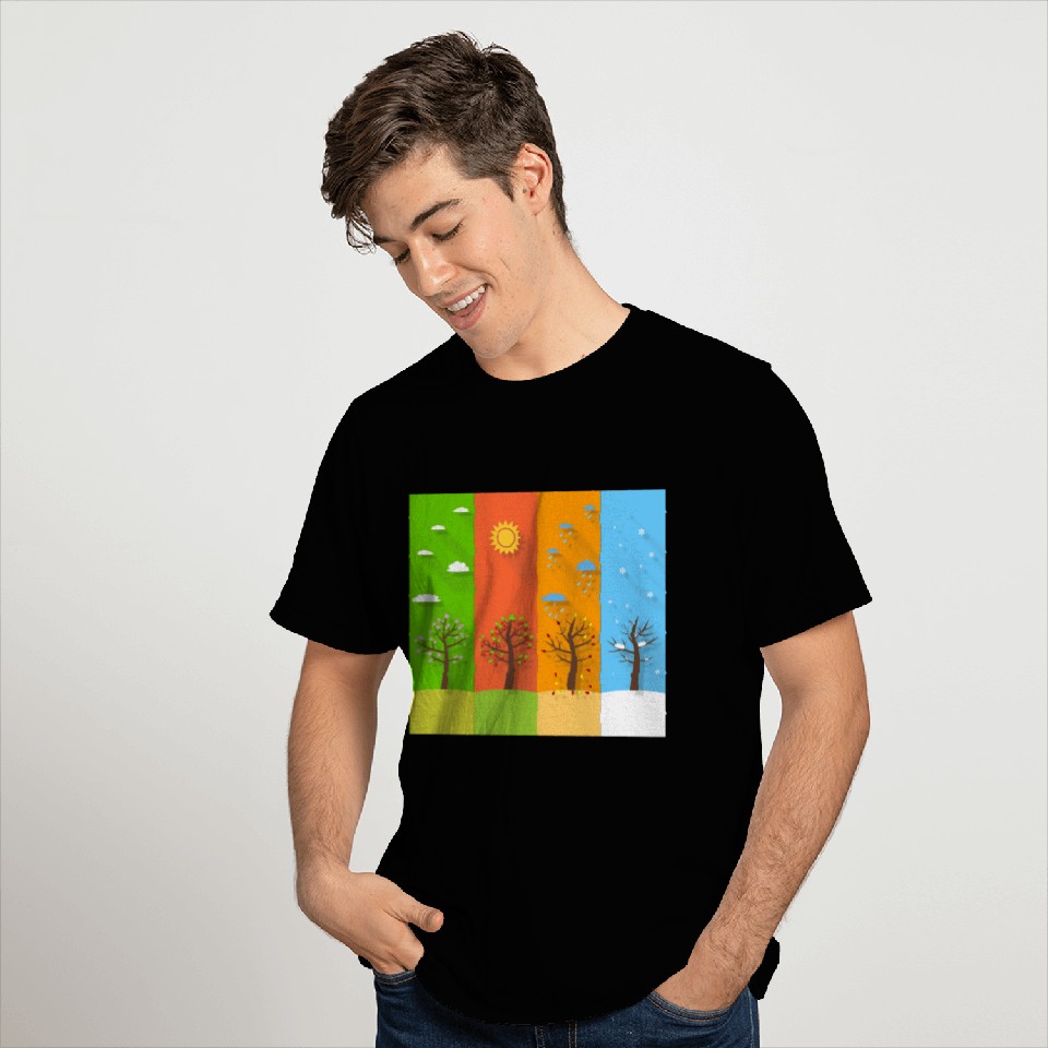 Cherry tree four seasons development T Shirts