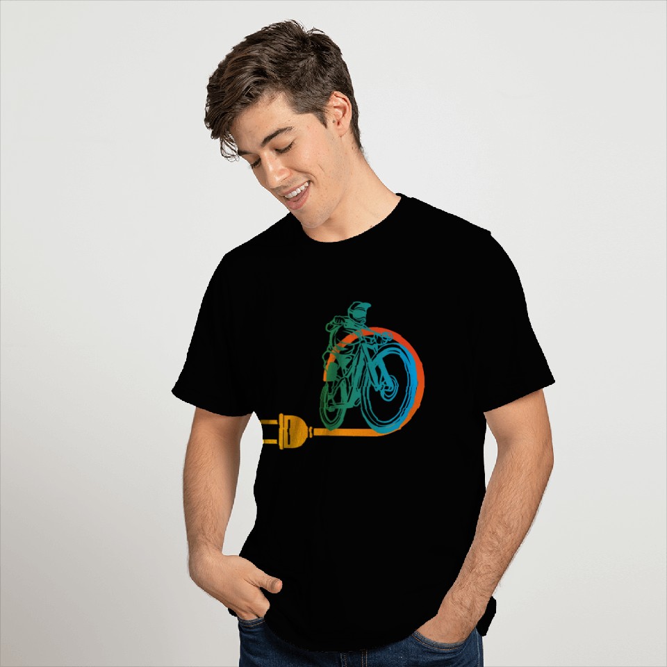 Electric bike race T Shirts