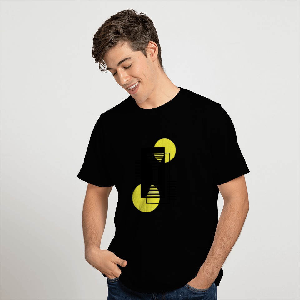 Pacman geometry optics T Shirts