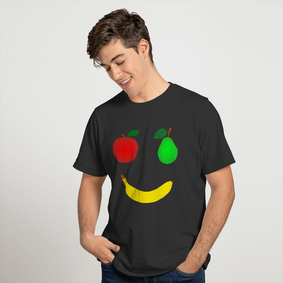Smiling-face fruit fruits funny present cooking T Shirts