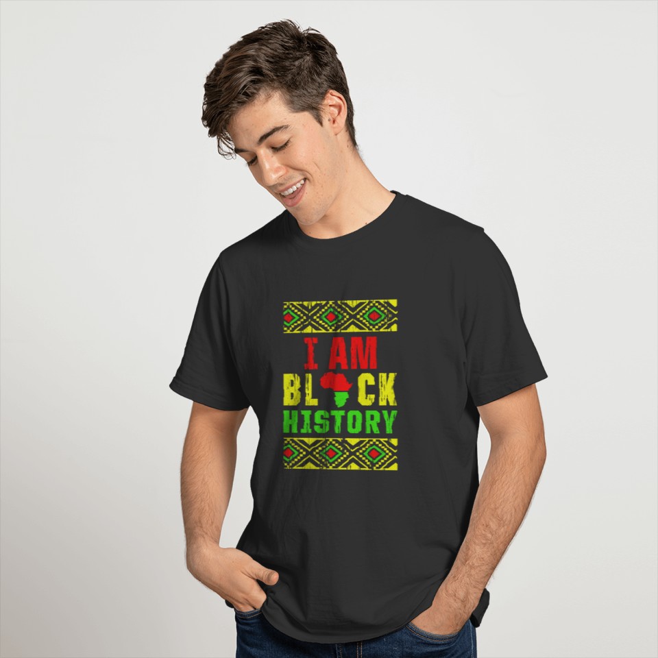 I Am Black History African American Human Rights T-shirt