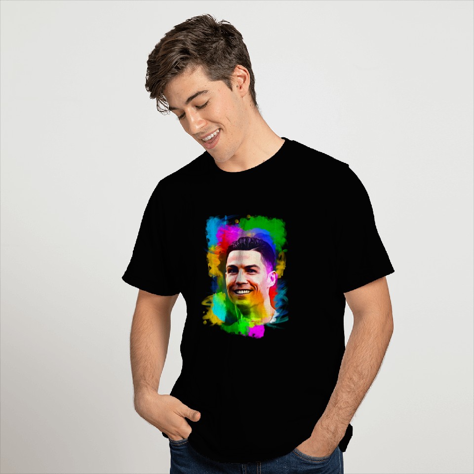 cr7 Pop art watercolor T Shirts