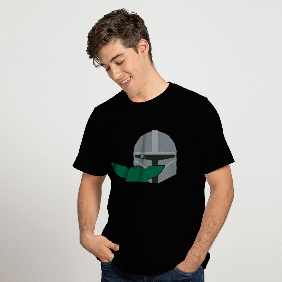 Grogu and Mandalorian T Shirts
