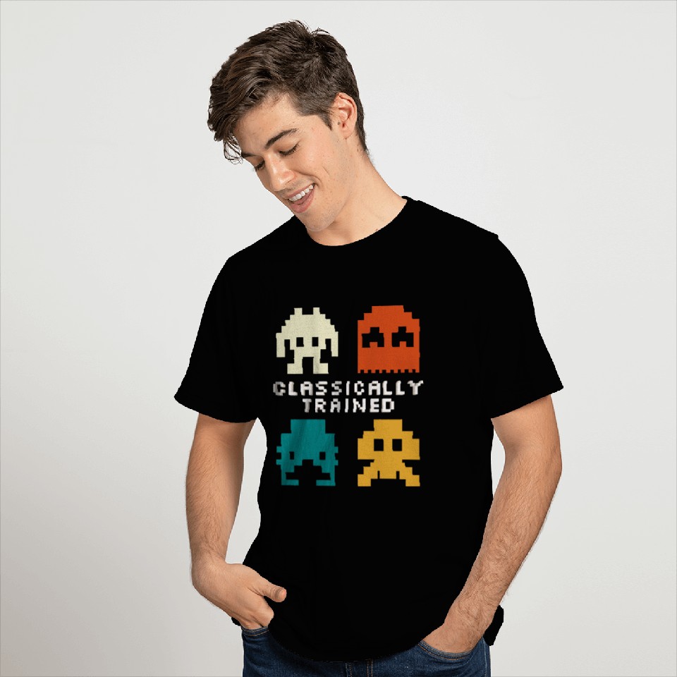 Classically Trained Vintage Retro Gaming T Shirts