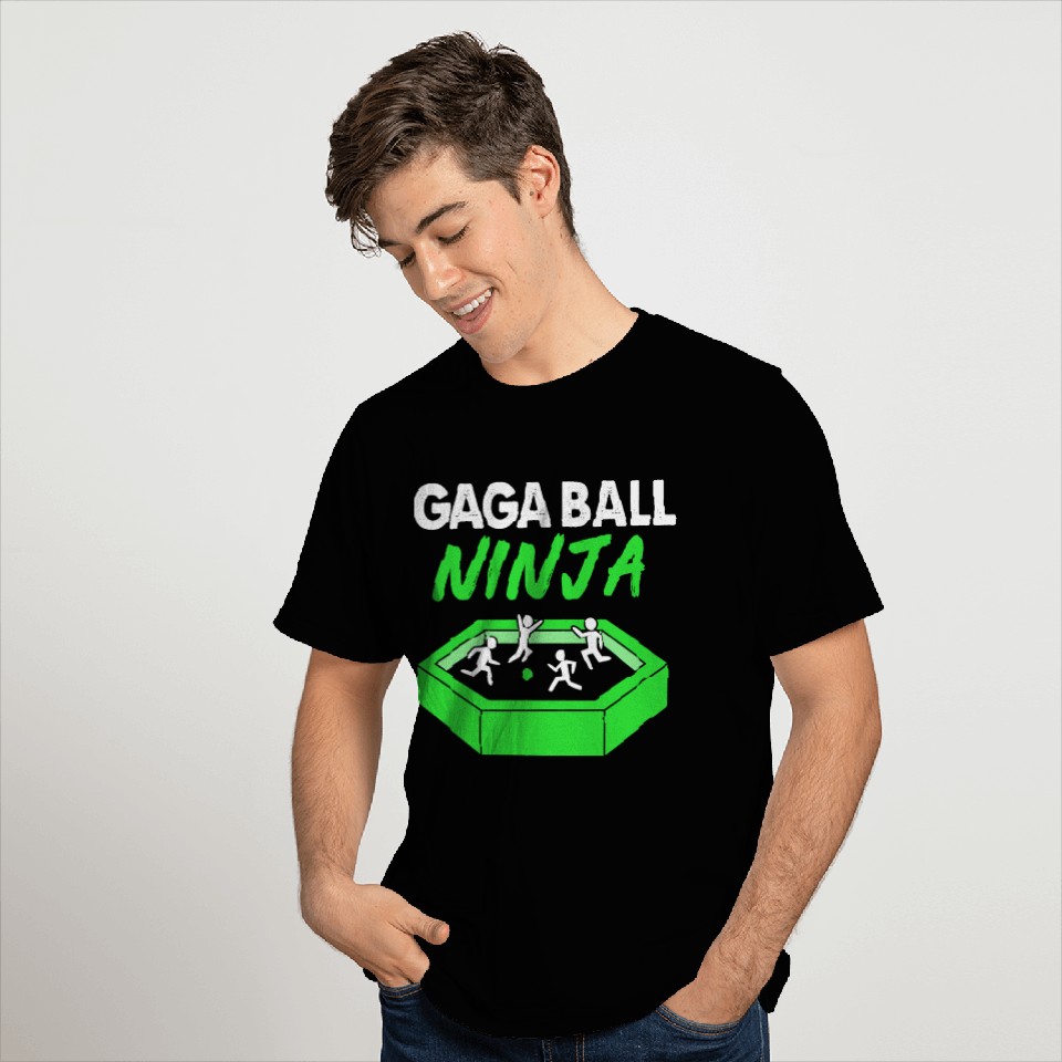 Dodgeball Gaga Ball Ninja T Shirts