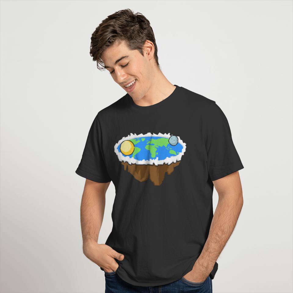 Flat Earth Theory Funny Flat Earther Conspiracy T Shirts