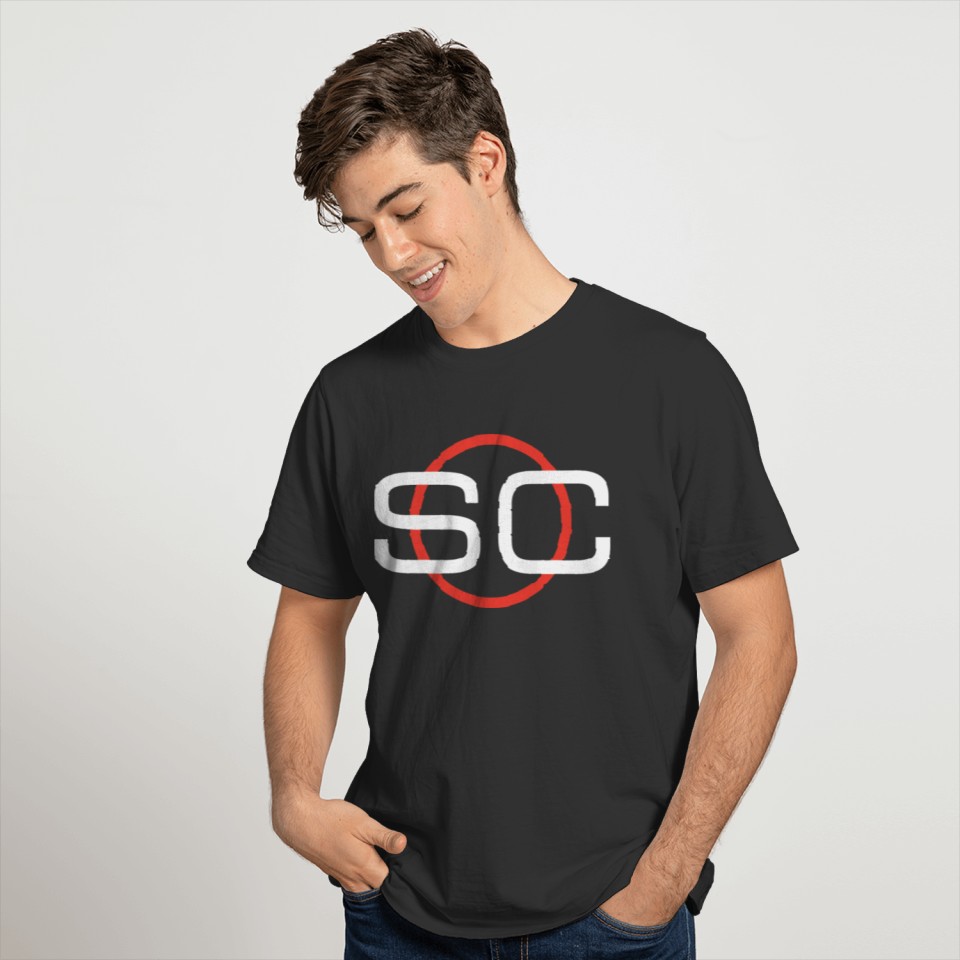 ESPN SportsCenter Red White Circle V1 1772 T Shirts
