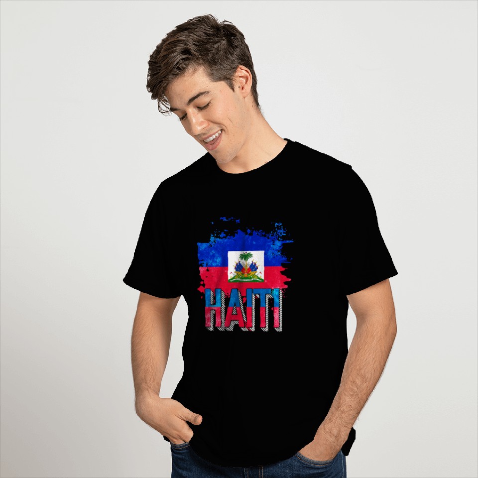 Haitian Vacation Haiti Flag T Shirts