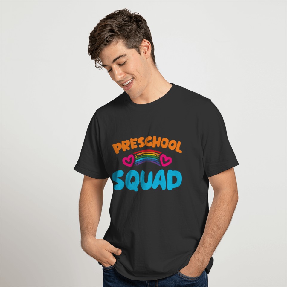 Preschool Squad School Teach Teacher College High T-shirt