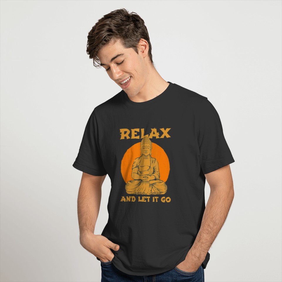 Buddha Inner Peace Relax Let it Go Buddhist T-shirt