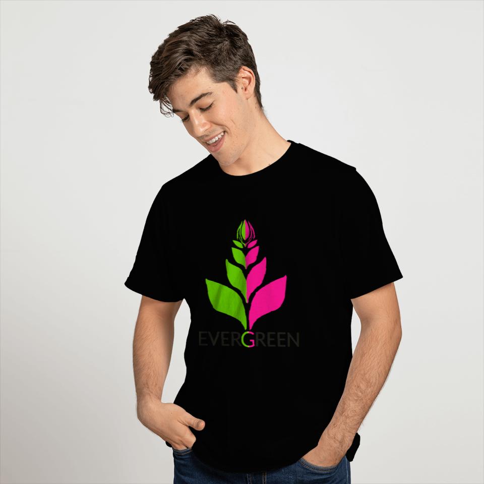 Leaf with quotes (evergreen) T Shirts