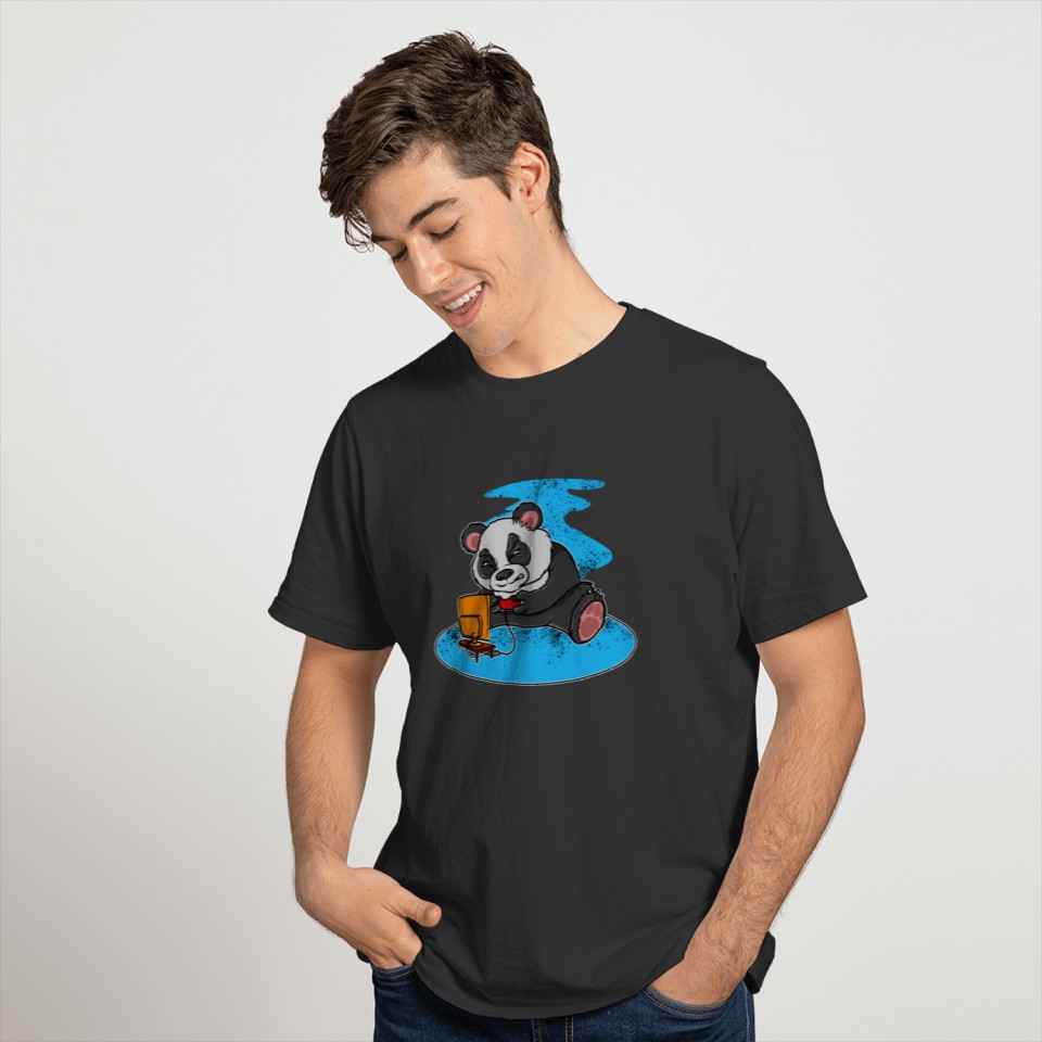 Gaming Panda Video Games Lover Nerd T-shirt