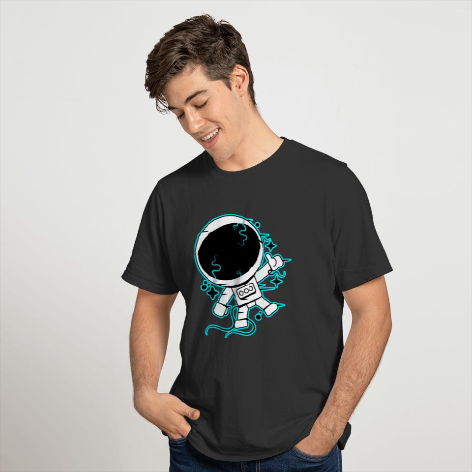 cosmonaut tattoo v2 преобразованный 01 T-shirt